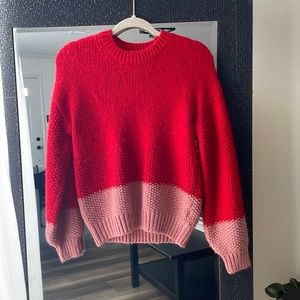 Gap Valentine’s Day Sweater | Pink and Red Sweater